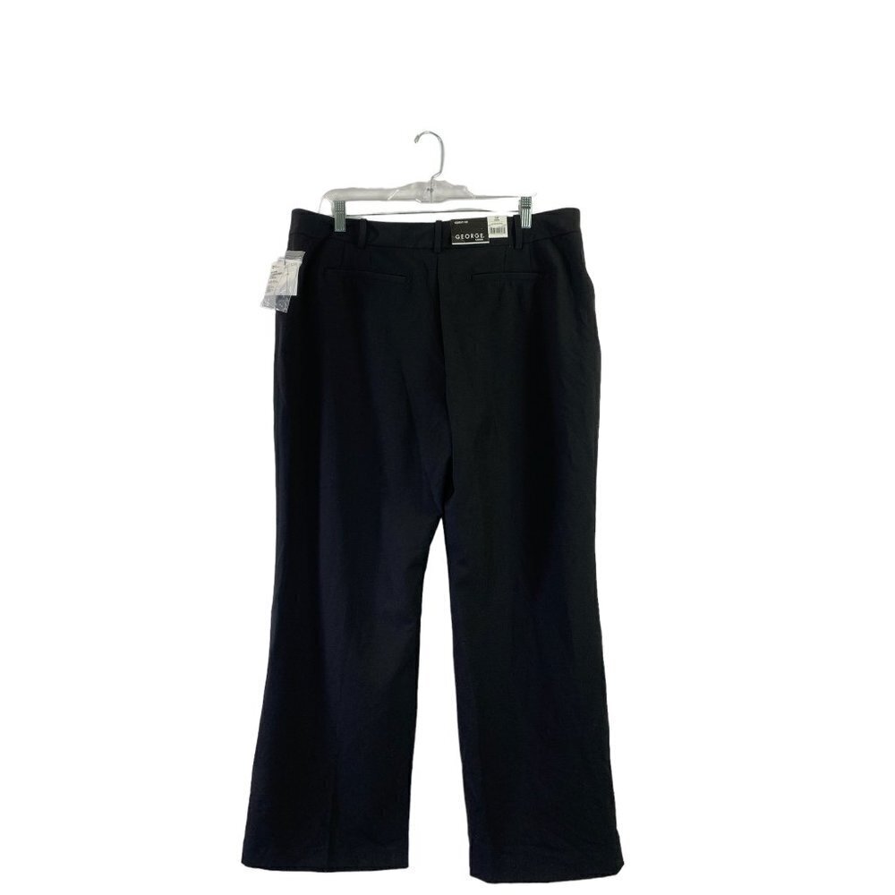 George Women's Curvy Fit Black Pants - Picture 2 of 7